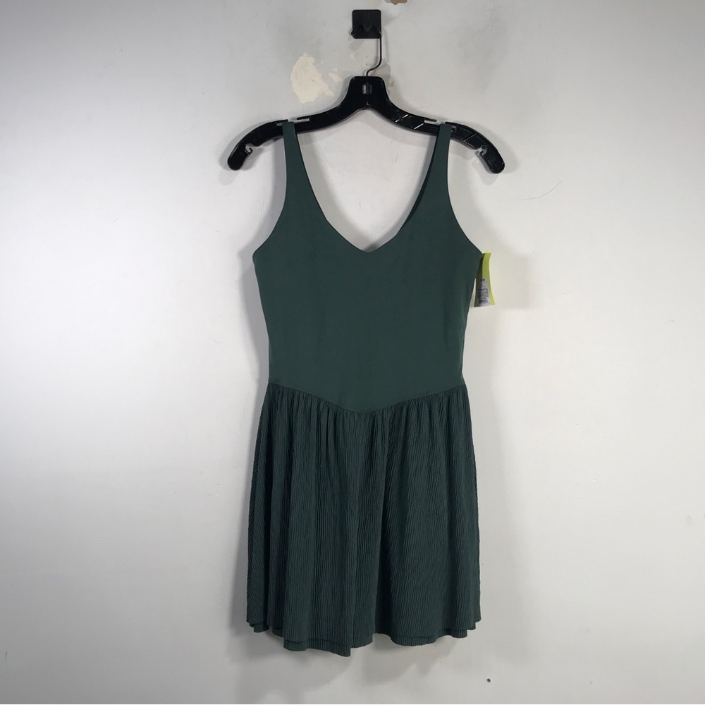All In Motion Pleated Active Dress, Women's Size S - Dark Green